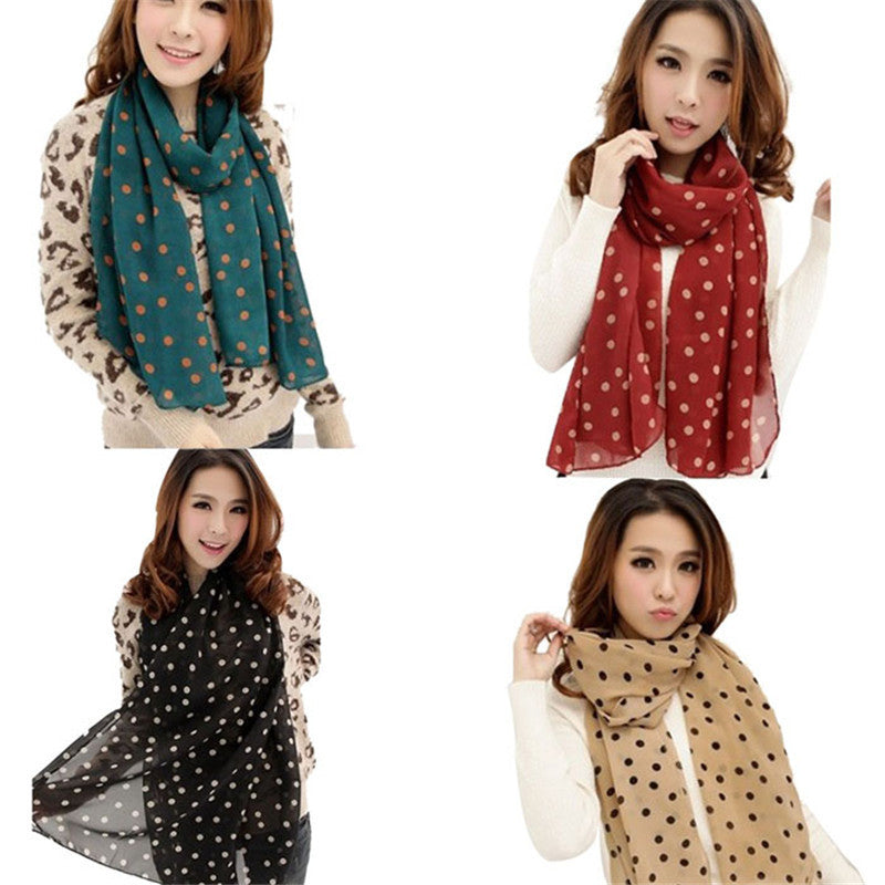 Soft Silk Chiffon Scarves For Women