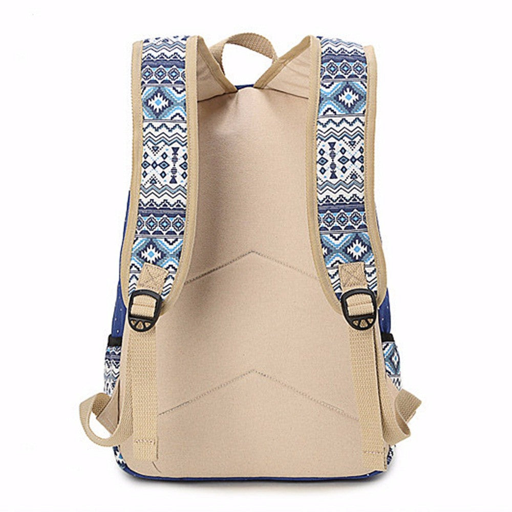 Canvas Printing Backpack Women bwb