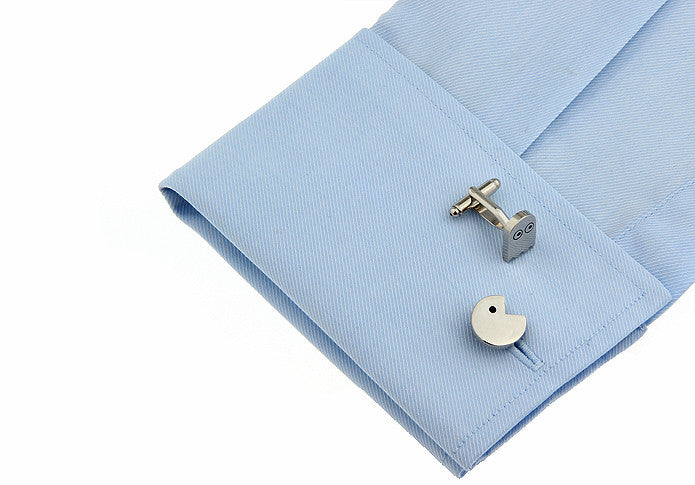 Brass Material Cute Pacman Design Cufflinks For Men