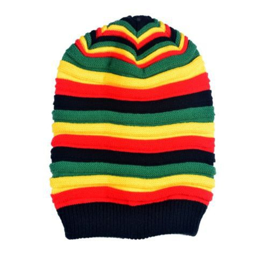 Winter Colorful Striped Knitted Casual Unisex Hat