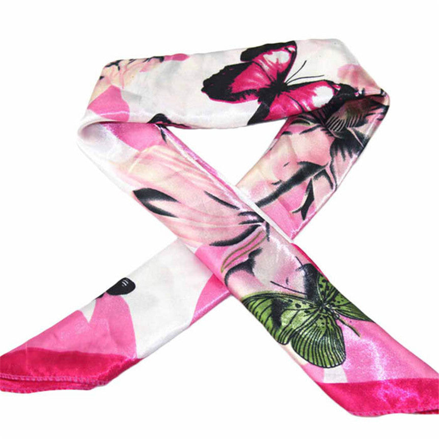 Coolbeener Hot Satin Silk Square Women Scarves