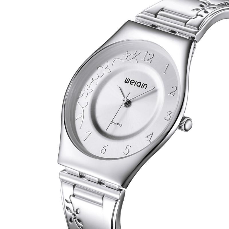 Silver High Quality Water Resistant Dress Woman Watch ww-d