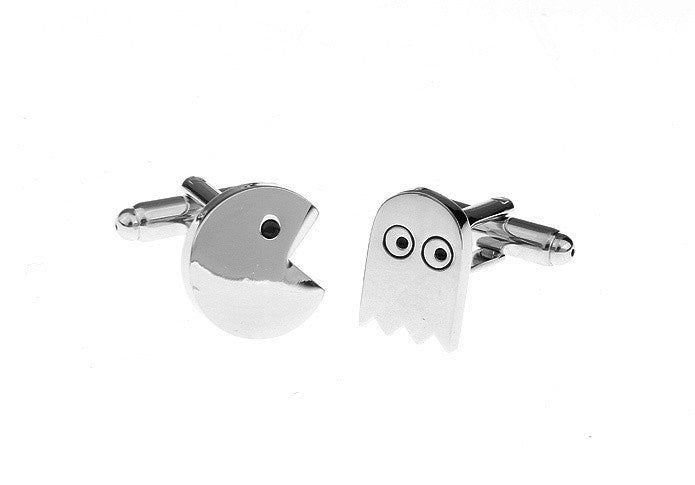 Brass Material Cute Pacman Design Cufflinks For Men