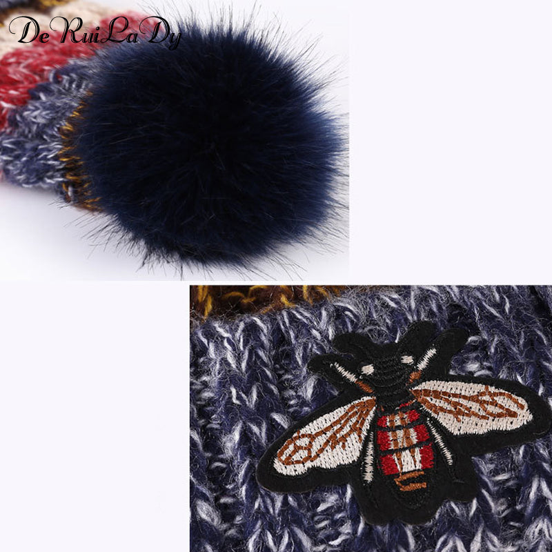 Colourful Woolen Yarn Women Hat