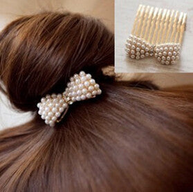Pearl Butterfly Design Hairpins