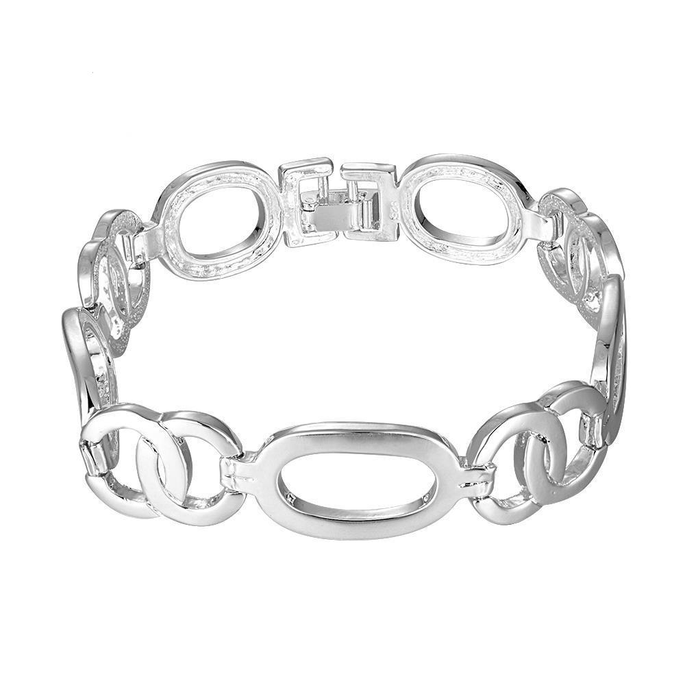 Luxury Silver Watchband Bracelets mj-