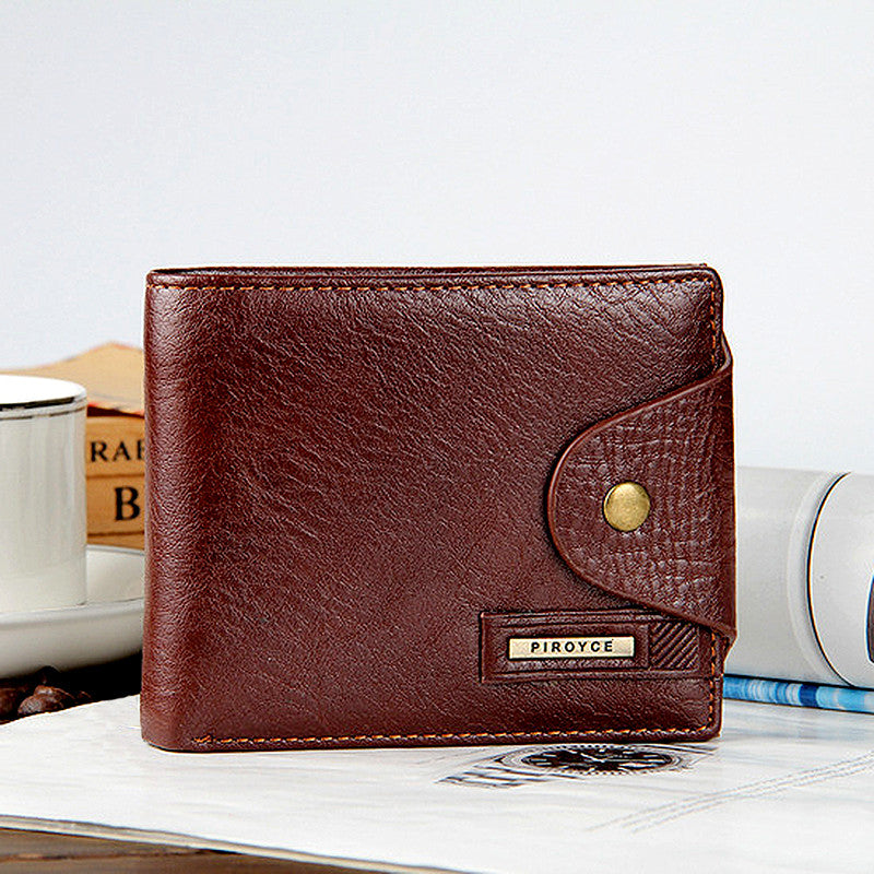 Quality Guarantee Leather Purse With Coin Pocket Men's Wallet