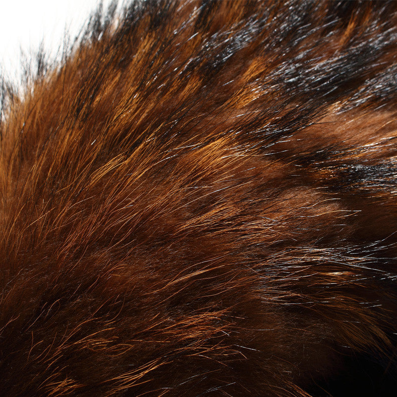 Genuine Fur Winter Parka for Men With Raccoon Fur Hood -Very Warm