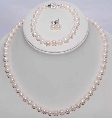 Original Freshwater Pearl Necklaces Bracelets Earrings Jewelry