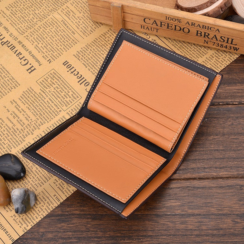 Luxury Men's Wallet Leather Card Holder