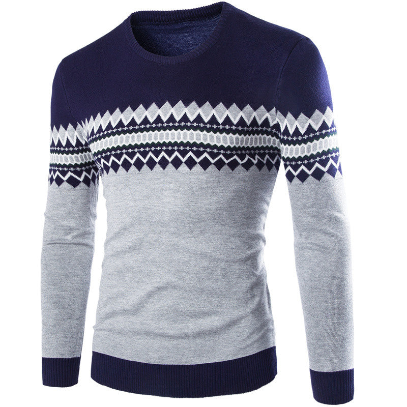 Fashion Personality Round Neck Men's Sweater Sweatshirts