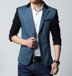 High Quality Fashion Cotton Jacket Blazer for Men