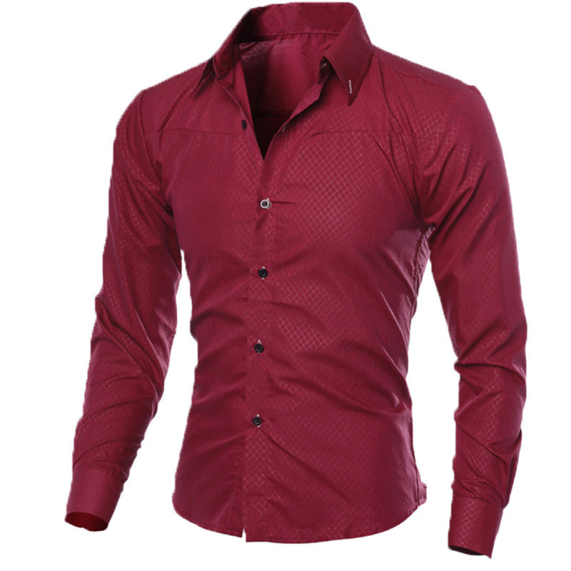 New Fashion Slim Fit Formal Dress Shirts for Men