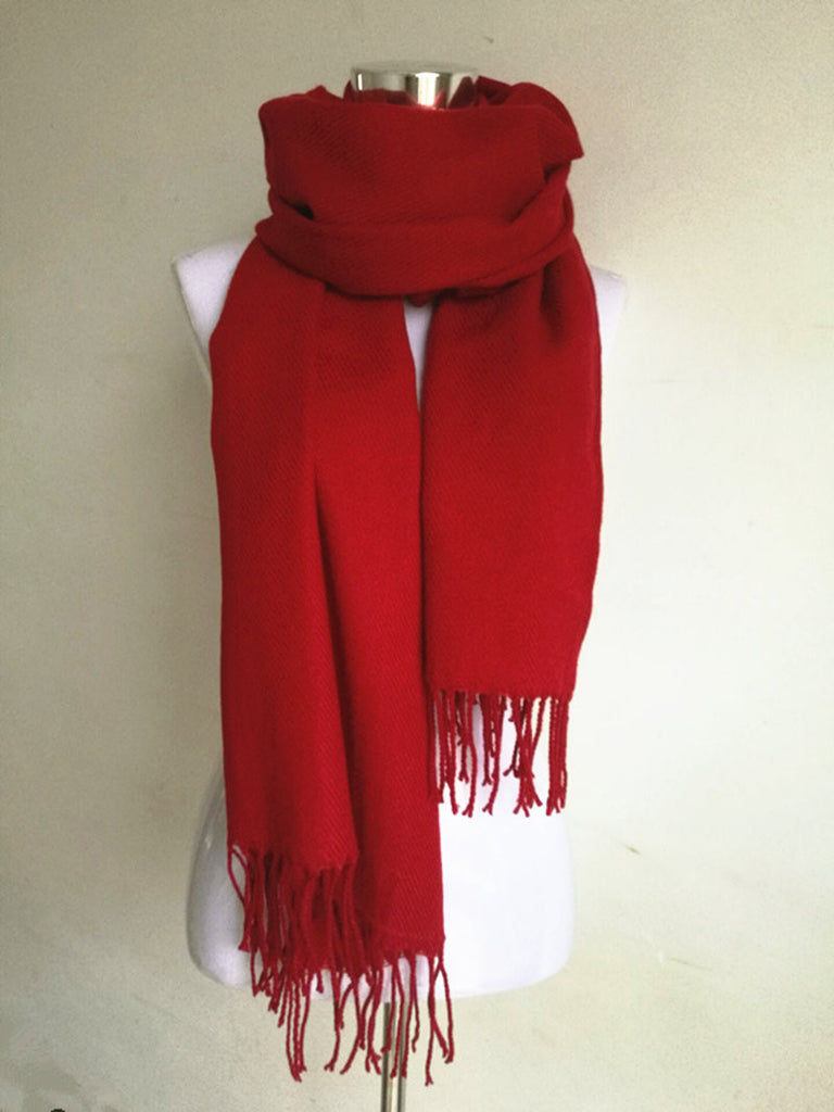 Solid Cashmere Scarves For Women