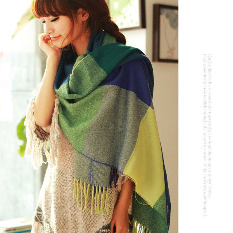 Solid Cashmere Scarves For Women