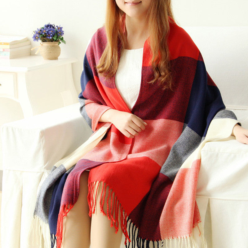 Solid Cashmere Scarves For Women