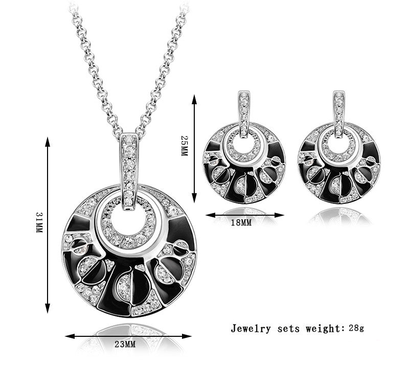 Crystal Jewelry Sets Necklaces Earrings