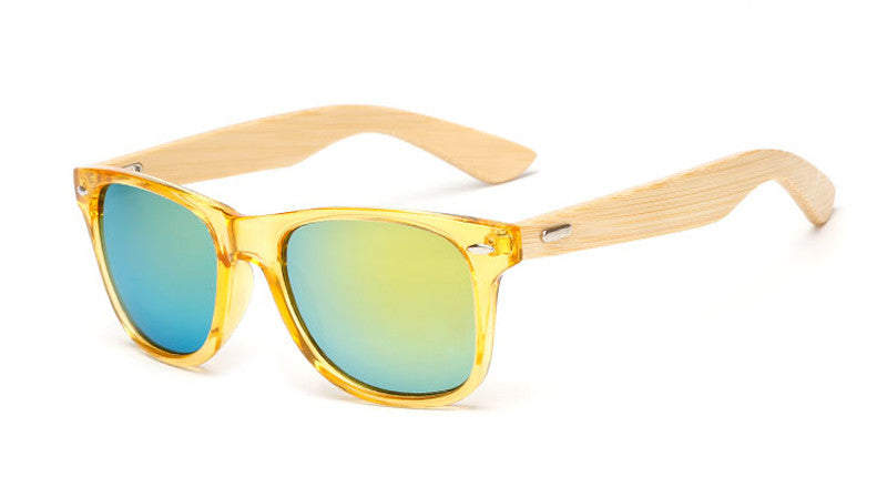 16 Colors Handmade Bamboo Wood Sunglasses Unisex
