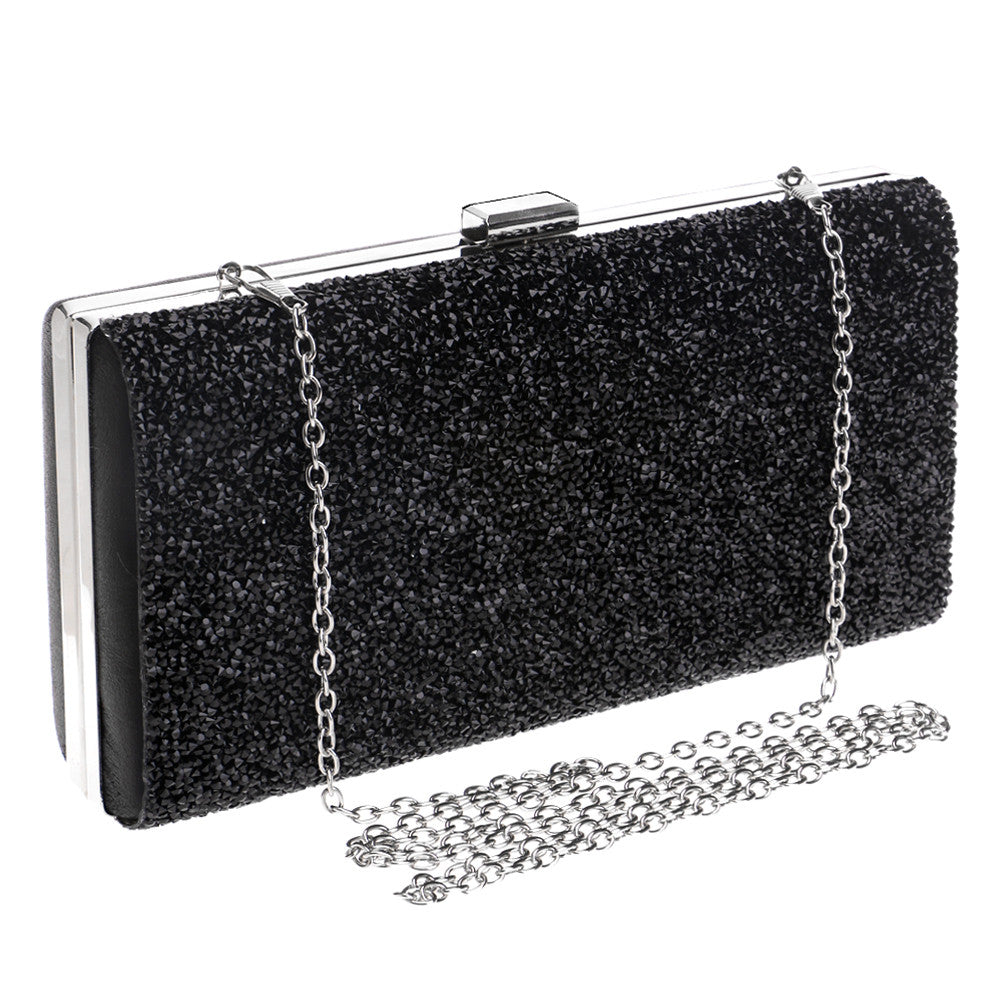 Rhinestone Crystal Clutch Purse Evening Bag