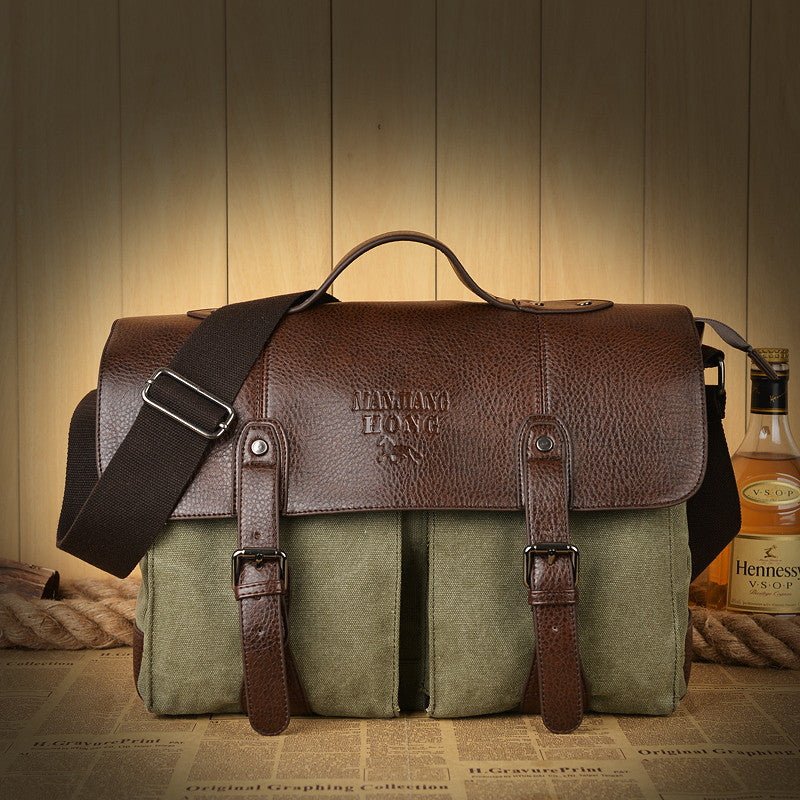 High Quality Canvas Business Briefcase For Men