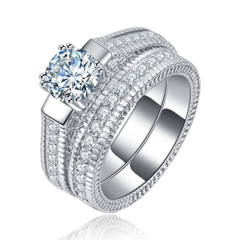 Classical Luxury Wedding Ring Sets For Women wr-