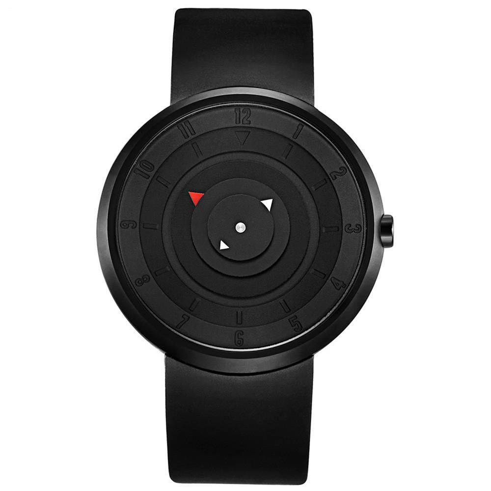 Futuristic Black Waterproof Watch ww-b