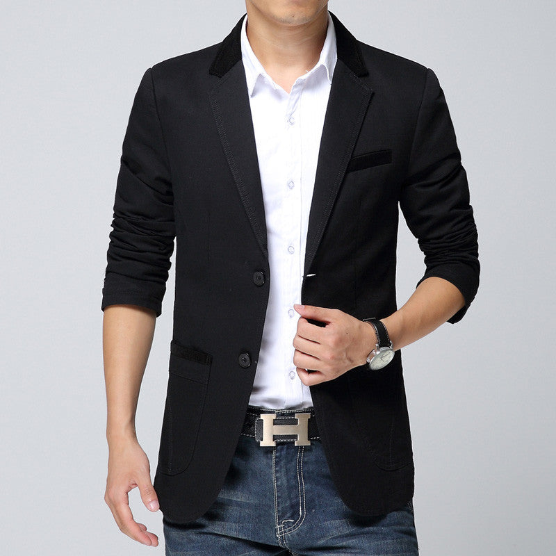 Slim Fit Masculino Casual Blazer for Men