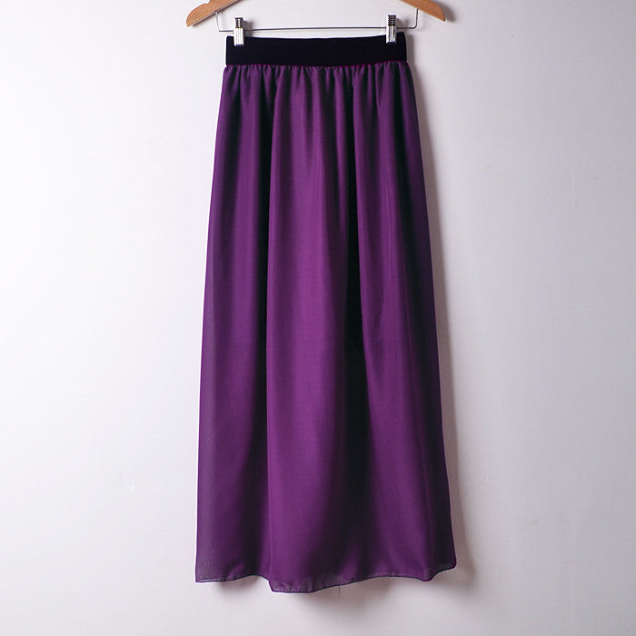 20 Colors Summer Long Maxi Skirts