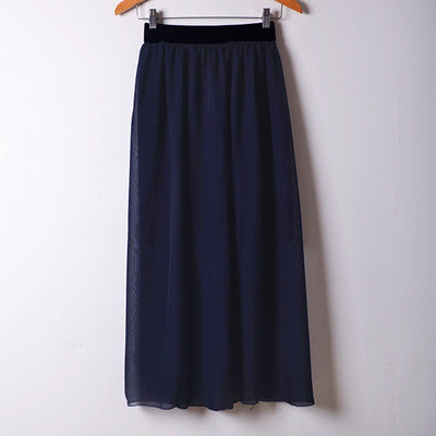 20 Colors Summer Long Maxi Skirts