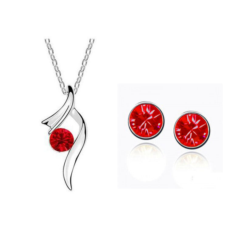 Beautiful Jewelry Sets Necklaces Earrings Crystal Pendants