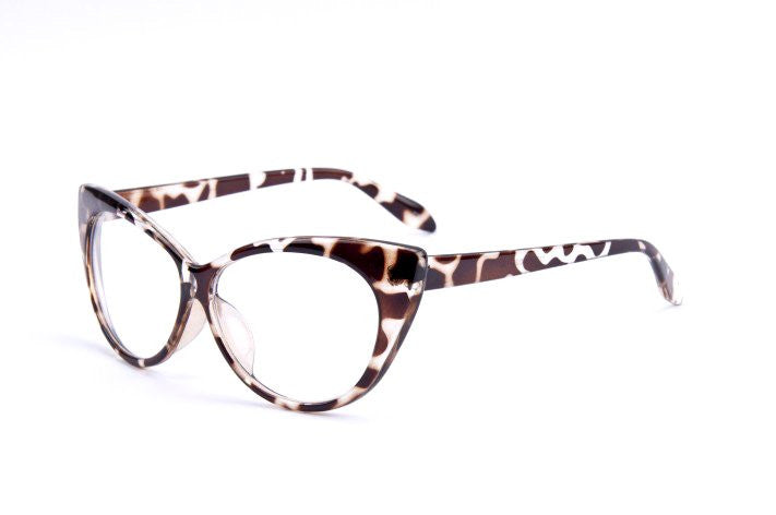 Designer Cat Eye Glasses for Women Frame Clear Lens Vintage Eyewear