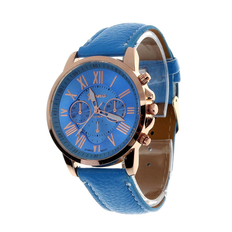 Roman Numerals Fashion Casual Wrist Watches ww-d wm-q