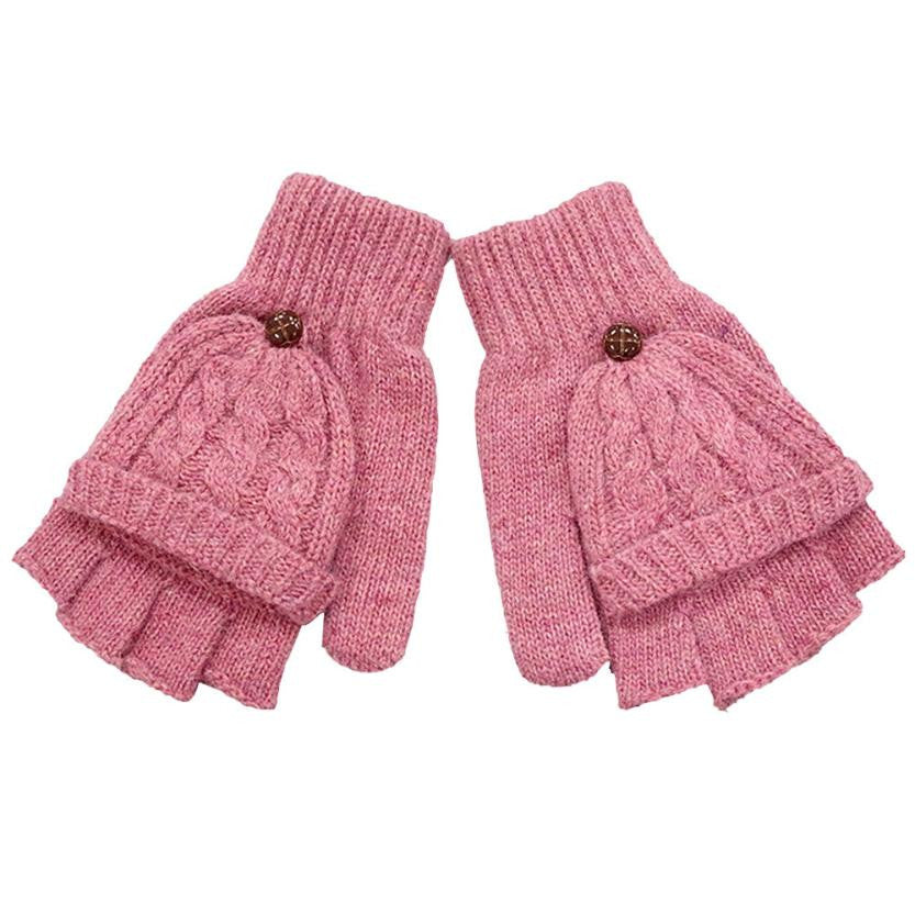 Fashion Warmer Fingerless Gloves For Women