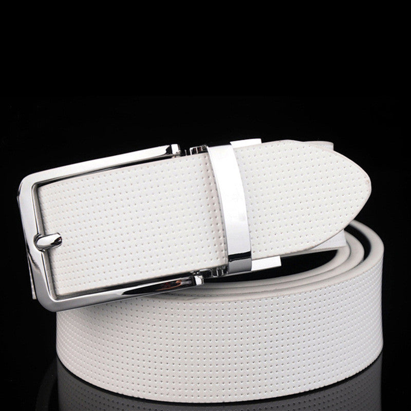 Fashion Design Pin Buckle Genuine Leather Belt for Men