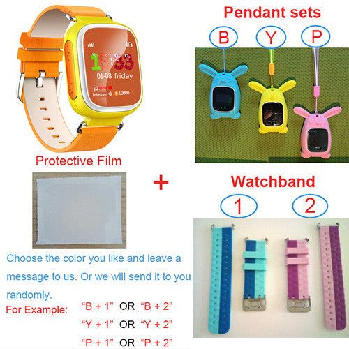 Kid GPS Smart Watch SOS Call Location Device Tracker for Kid Safe Anti Lost Monitor