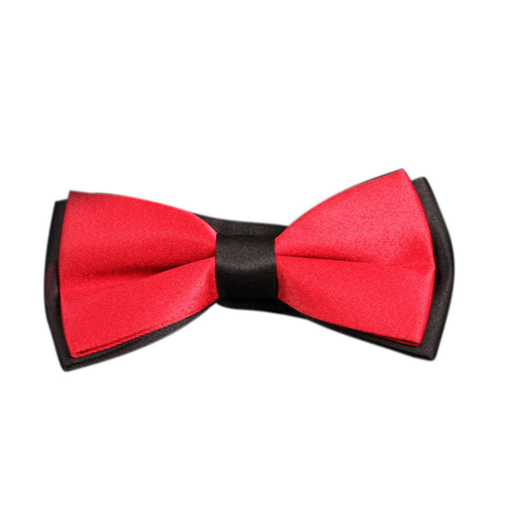 Classic Solid Color Butterfly Bow Ties for Men