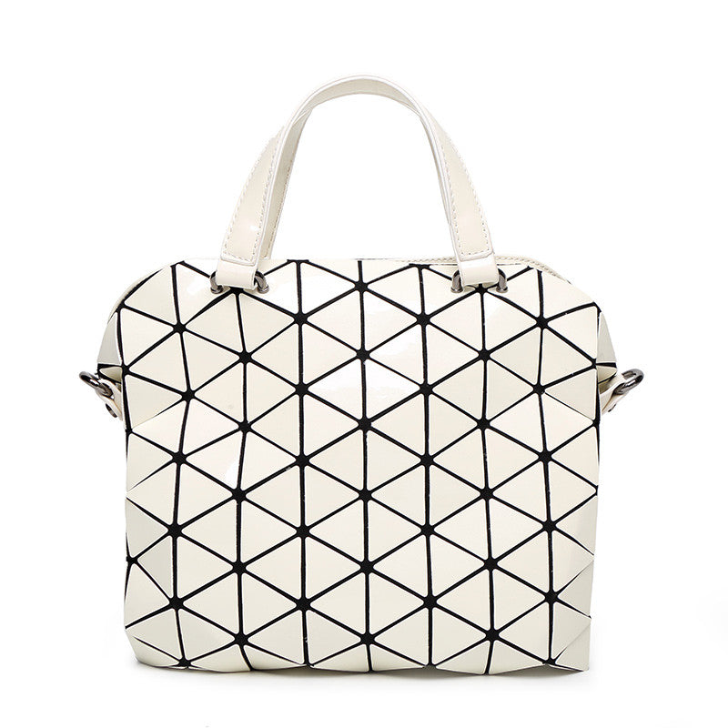 Geometry Package Sequins Saser Plain Folding Handbags & Totes