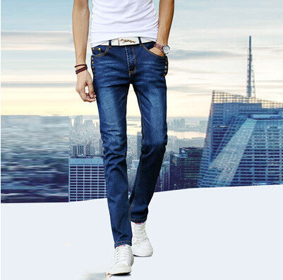 Summer Casual Classic Washed High Quality Jeans for Men