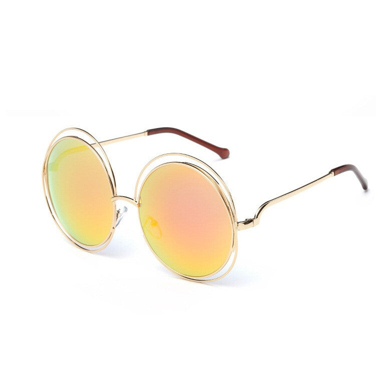 Brand Designer Round Sunglasses for Women