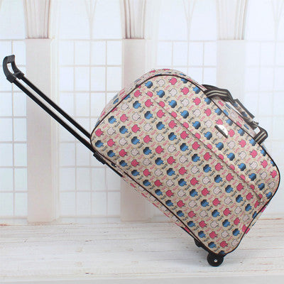 Wheel Luggage Metal Trolley Travel Bags