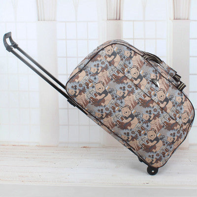 Wheel Luggage Metal Trolley Travel Bags