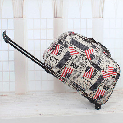 Wheel Luggage Metal Trolley Travel Bags