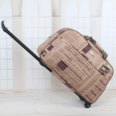 Wheel Luggage Metal Trolley Travel Bags