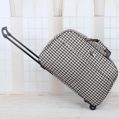 Wheel Luggage Metal Trolley Travel Bags