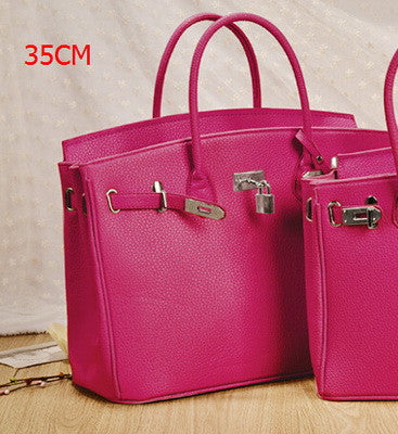 Luxury Design High Quality Handbag Tote With Scarf bws