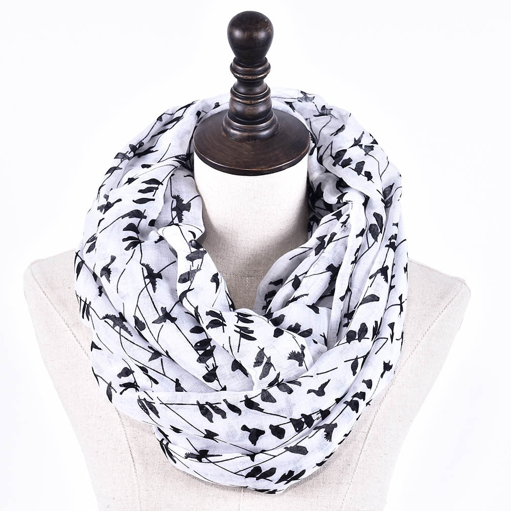 Viscose Infinity Loop Foulard Scarves