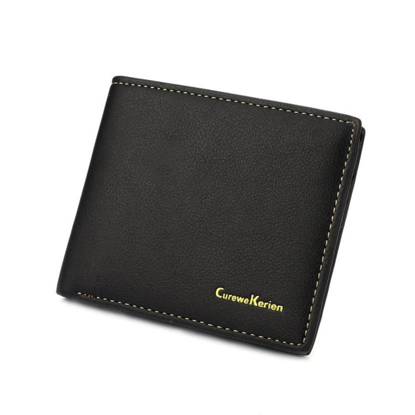 Credit Cards & Photo Holder Leather Wallets for Men