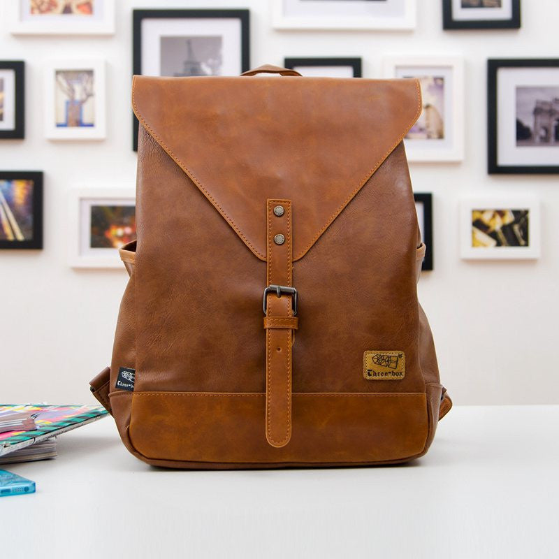Fashion Leather Large Laptop Bag Backpack bmb