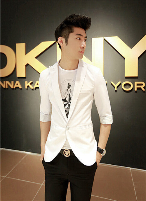New Arrival Spring Fashion Slim Fit Jacket for Men Casual Men's Blazers