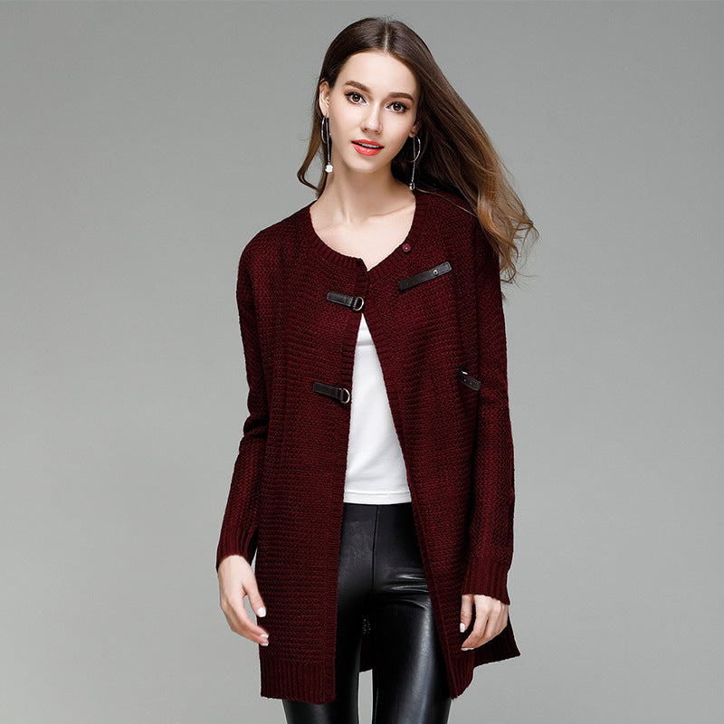 Autumn Winter Long Cardigan Sweater For Women